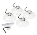 Deco-zuignapjes 22 mm met metalen haakje, 5 st.