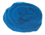 LAINE CARDEE NATURELLE BLEU ROI /50G