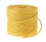Jutegarn (3,5 mm),  55 m/200 g gelb