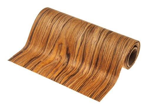 Holzfurnier-Stoff selbstklebend braun (20x125 cm) - Opitec