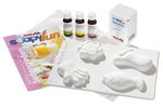 Seifen-Komplettset 'Hand + Fu� + Fisch + Blume'