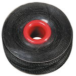 Perlenfaden, 37 m schwarz (0,2 mm)