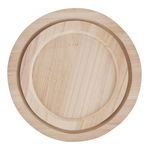 Assiettes rondes en bois, Diam...., le lot