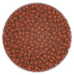 Rocailles opak (2,6 mm), 20 g braun