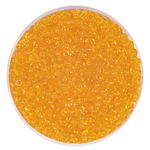 Rocailles transparent (2,6 mm), 20 g sonnengelb