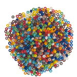 Rocailles opak (2,6 mm), 20 g bunt gemischt