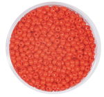 PERLES 'ROCAILLE' ACRYL 2,6MM ROUGE OPAQUE /20G