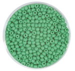 Rocailles opak (2,6 mm), 20 g gr�n