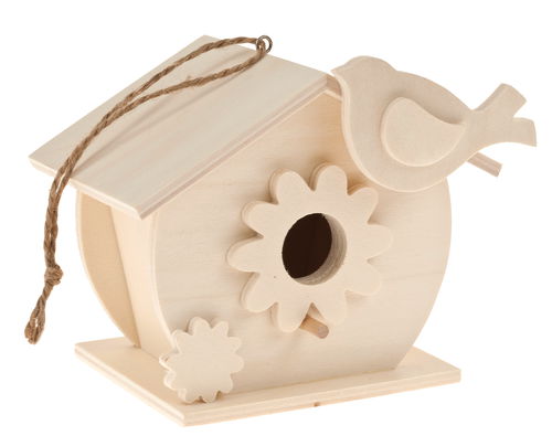 Casetta Per Uccellini In Legno - Decorazione Da Giardino 12x7.5x13 Cm, Rayher - Foto 8
