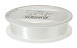 Filo di nailon per perle, 50 mm, 50 m trasparente