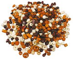 Holzschmuck-Perlen, 500 g natur (II. Wahl)
