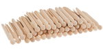 Pinces � linge en bois � t�te ronde, 40 pi�ces