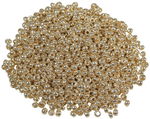 Rocailles metallic (2,6 mm), 17 g silber gl�nzend