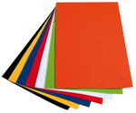Textilfilz, 7 St�ck farbig      (30 x 45 cm)