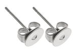 ..Edelstahl Ohrstecker 6mm, 1 St�ck