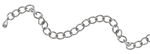 Verl�ngerungskettchen Edelstahl (55 mm)