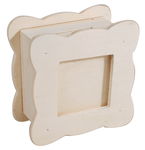 Holzspardose 'Bilderrahmen', natur (10x10x5 cm)