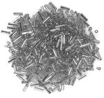 Stiftperlen, 17 g kristall-silbereinzug (6 mm)