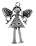 Metalen hanger "Engel", zilver