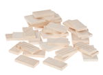 D�coupes rectangulaires en bois, le lot