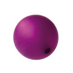 PERLE POLARIS 'BILLE' ACRYL 8MM PRUNE  /PCE