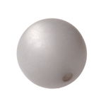 PERLE POLARIS 'BILLE' ACRYL 8MM GRIS /PCE