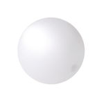 PERLE POLARIS 'BILLE' ACRYL 14MM BLANC /PCE