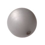 Polarisperle (14 mm), matt grau