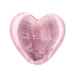 Glasherz Silbereinzug, rosa        (20 mm)
