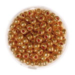 Rocailles metallic (4,5 mm), 17 g goldfarben