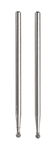 Diamant-Schleifstift Kugel, 2 St�ck (1,8)