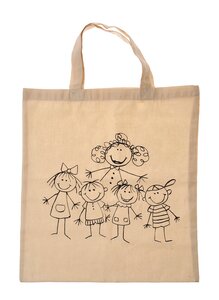 Baumwoll-Tasche 'Kindergarten' (38 x 42 cm)