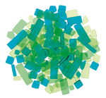 Mosaik 'Luzy Acryl', 100 g gr�n Mix