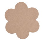 Fiore naturale in legno MDF, 10pz,14x14x0,2cm
