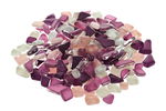 Mosaico 'Softglas' poligonale, 200 g, mix-lilla