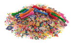 Perlen-Sortiment inklusive Stretchgummi, Set