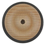 Holzrad mit Gummireifen (33 mm)