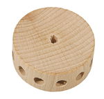 Buchenholzrad    mit Bohrung (40 x 15 mm)
