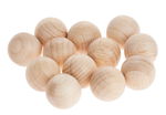BOULES EN BOIS NON PERCEES 18MM /14PCS