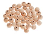 Sfere di legno SB, � 10 mm, 40 pezzi, con foro