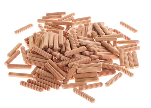 Clavijas de madera, ø 8 x 40 mm , 150 ud. - Opitec