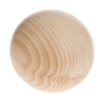 Sfera di legno, � 8 cm, faggio naturale, 1 pezzo