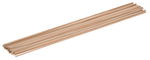 BAGUETTES RONDES EN BOIS DUR 1M 40PCS /PACK ECO