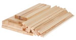 Assortimento di listelli/assicelle/tondelli di pin
