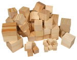 Holzw�rfel Mischpackung, 1000 g (15 - 50 mm)