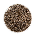 Delica Beads (2 mm), 4 g hellbraun matt