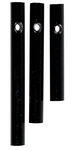 TUBES SONORES EN ALU 6MM 4CM-5CM-6CM NOIR /3PCS
