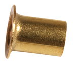 Bussole flangiate in ottone, 10 pezzi, 0,5x5x7 mm