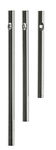 TUBES SONORES EN ALU 6MM 7CM-9CM-11CM GRIS /3PCS