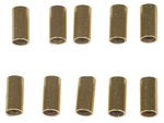 Bussole in ottone, lungh.8mm, 4x0,4mm, 10 pezzi